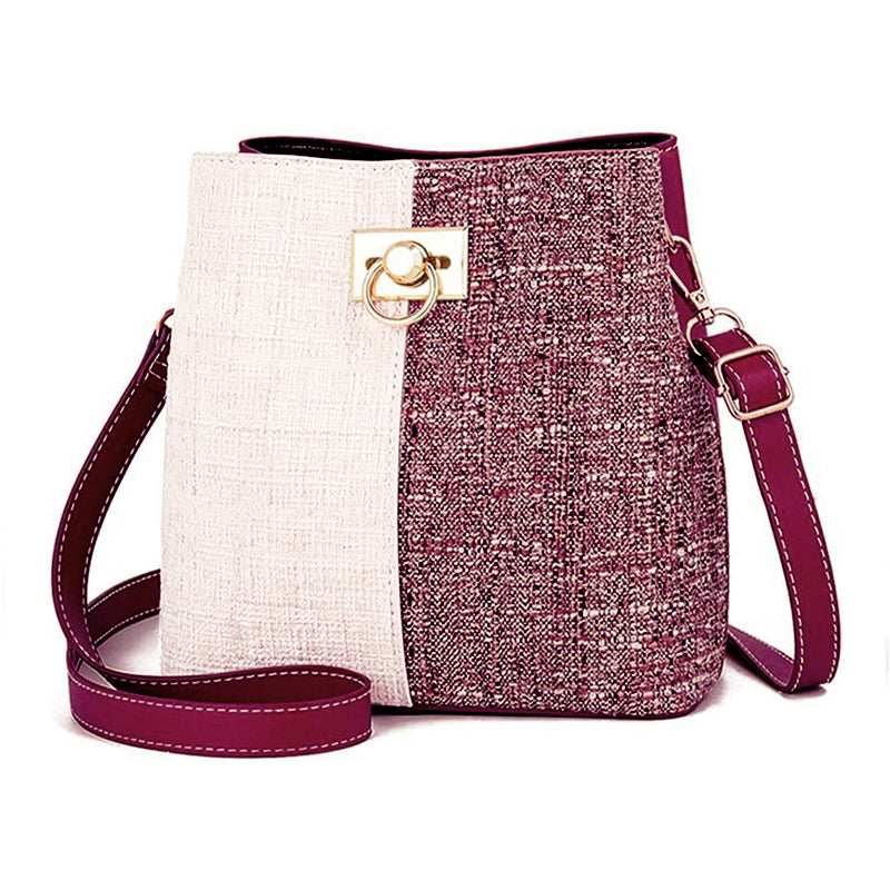 Petit sac à main tendance patchwork