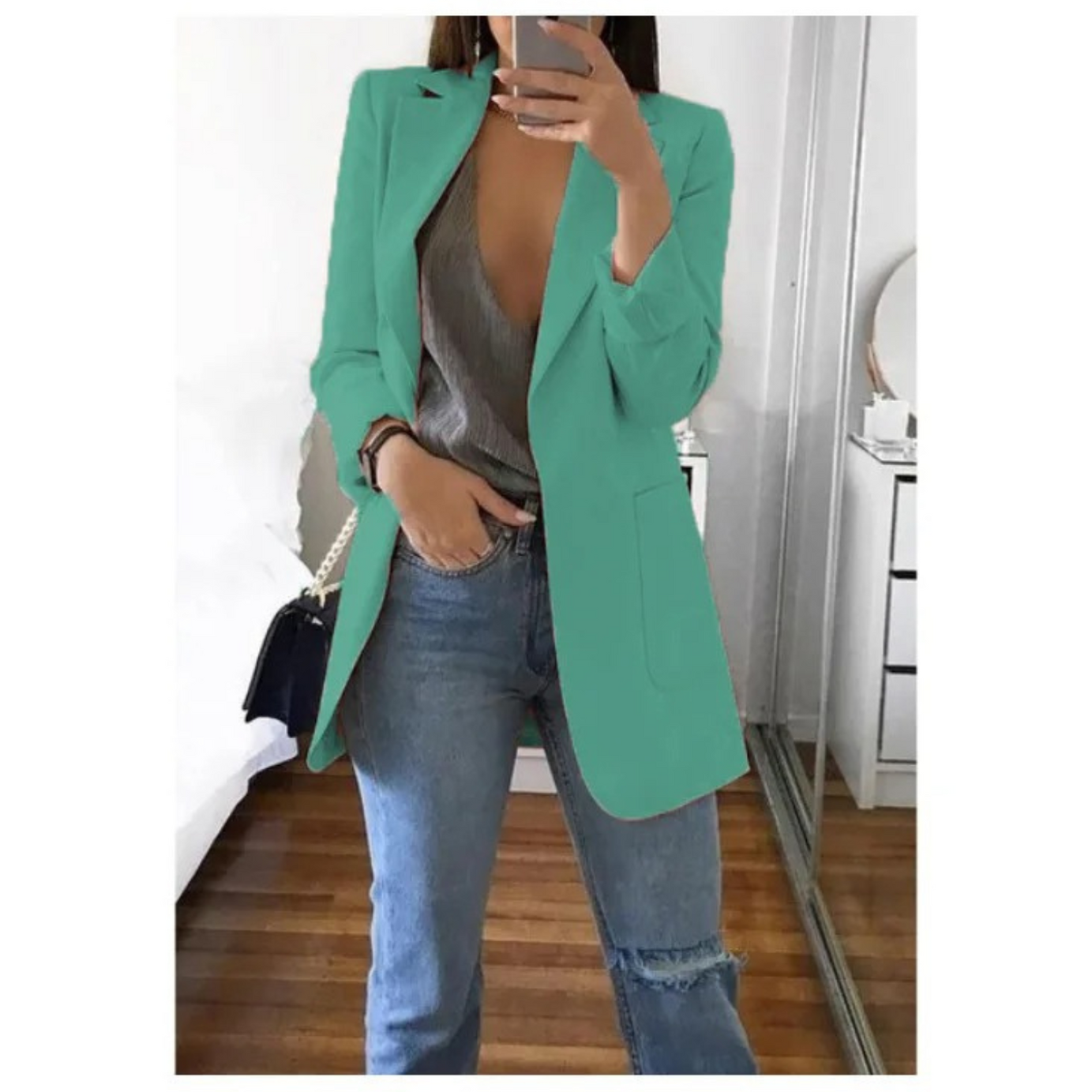 Blazer Long Femme - Élégant & Chic | Toutes Tailles