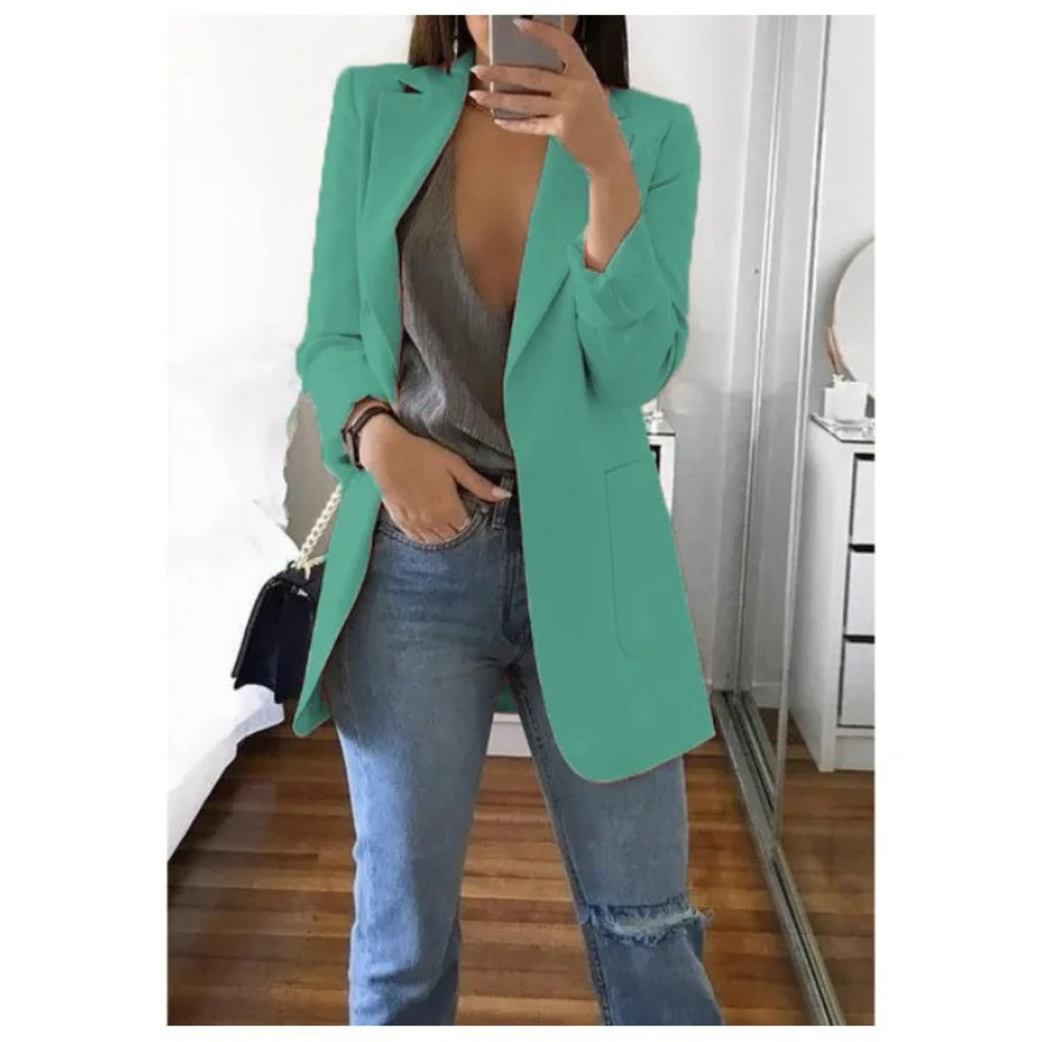 Blazer Long Femme - Élégant & Chic | Toutes Tailles