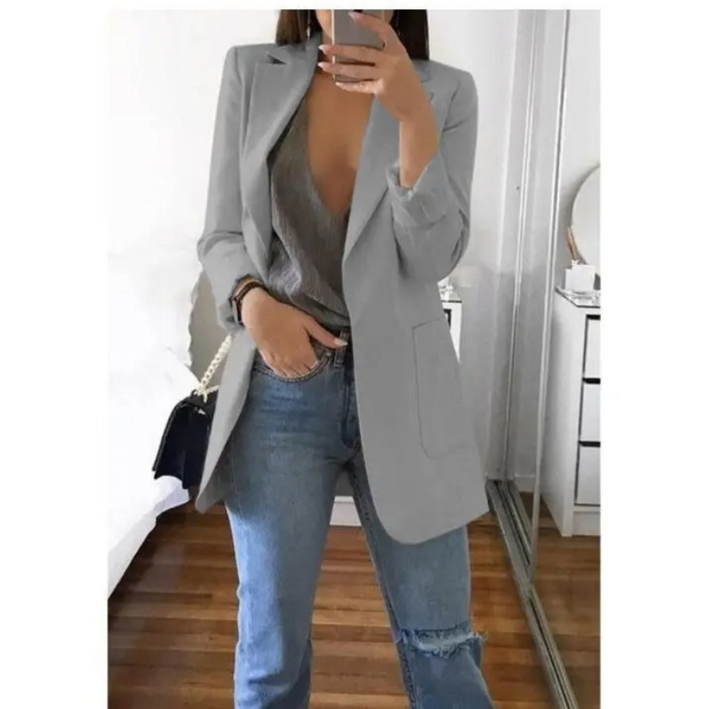 Blazer Long Femme - Élégant & Chic | Toutes Tailles