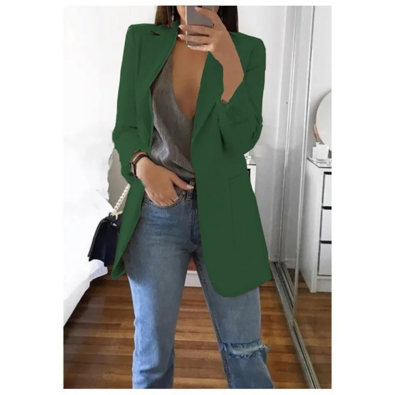 Blazer Long Femme - Élégant & Chic | Toutes Tailles