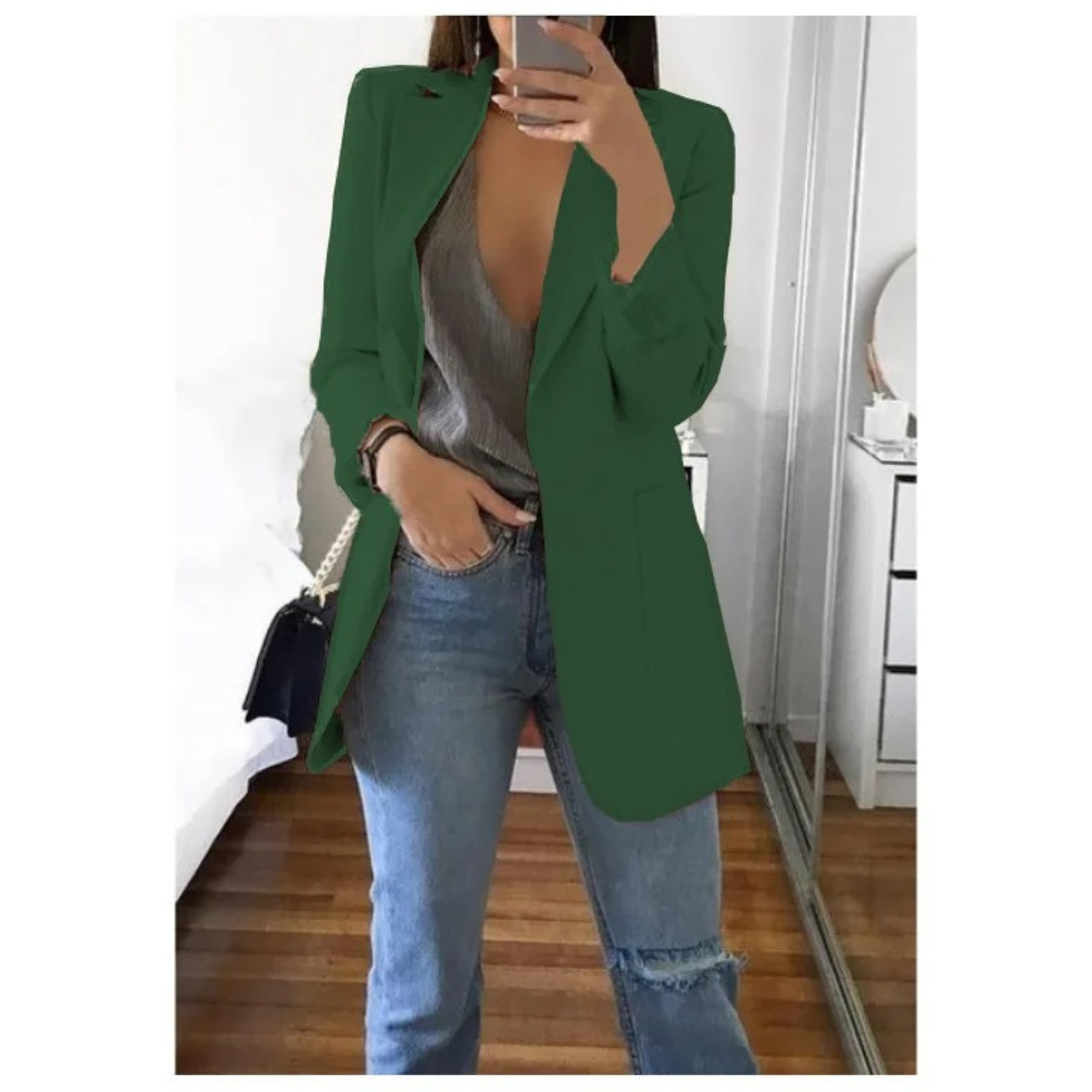 Blazer Long Femme - Élégant & Chic | Toutes Tailles