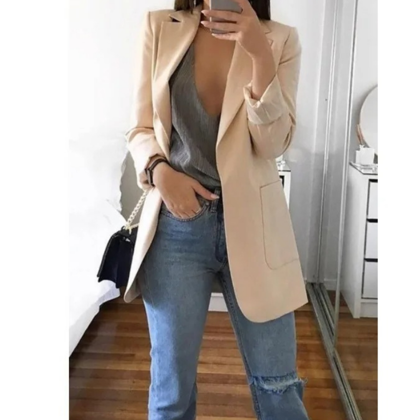 Blazer Long Femme - Élégant & Chic | Toutes Tailles