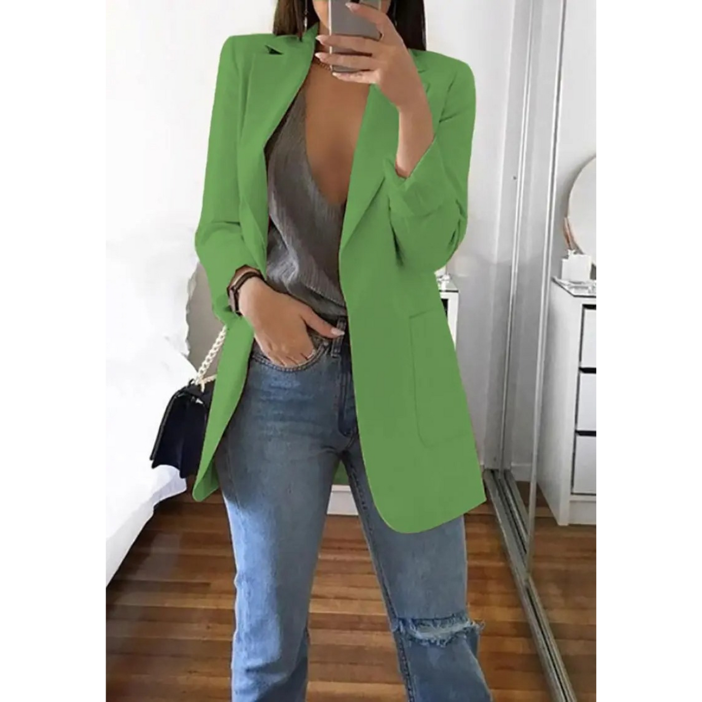 Blazer Long Femme - Élégant & Chic | Toutes Tailles