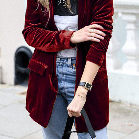 Blazer Velours Femme - Chic & Urbain | Rosalia