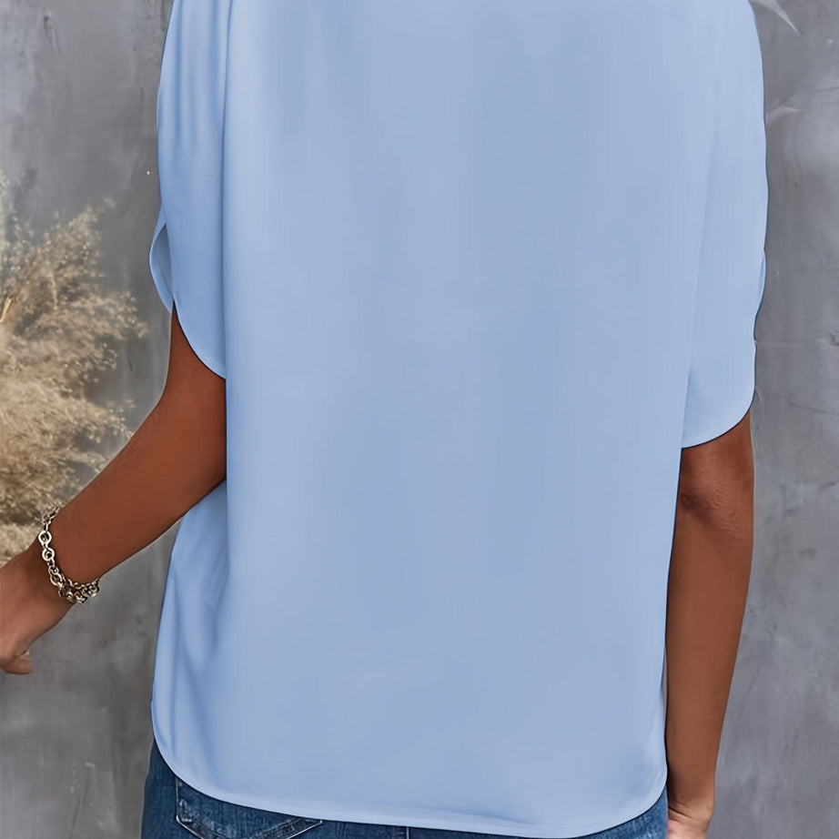 Blouse Élégante Femme - Satin Doux et Confort Raffiné