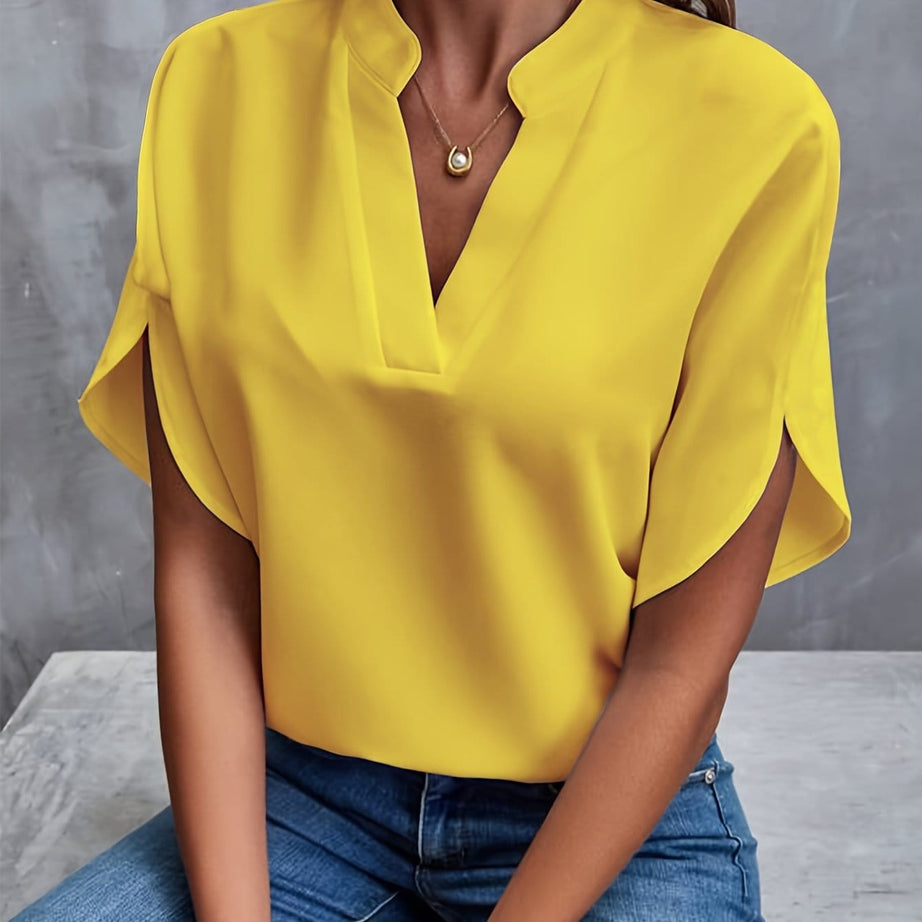 Blouse Élégante Femme - Satin Doux et Confort Raffiné