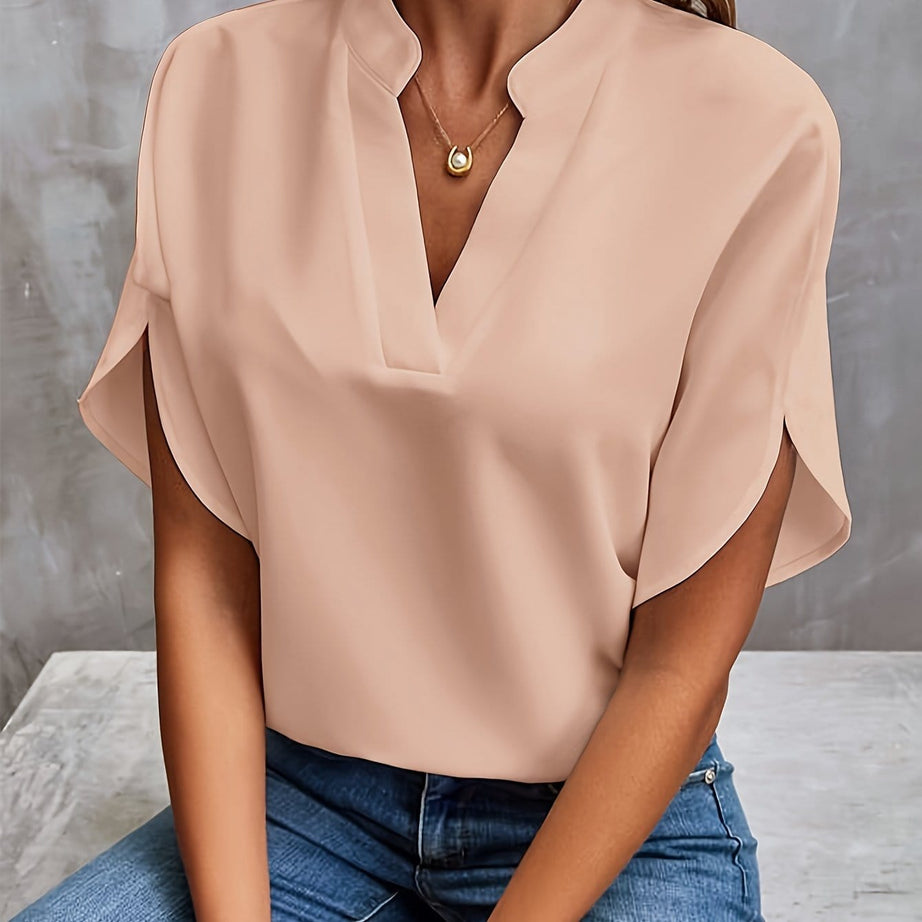 Blouse Élégante Femme - Satin Doux et Confort Raffiné