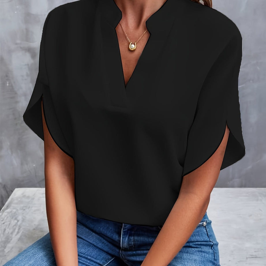 Blouse Élégante Femme - Satin Doux et Confort Raffiné