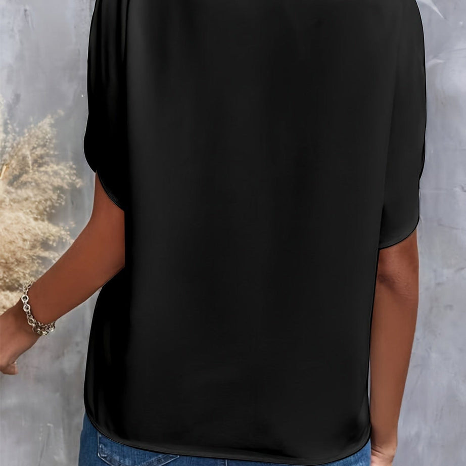 Blouse Élégante Femme - Satin Doux et Confort Raffiné