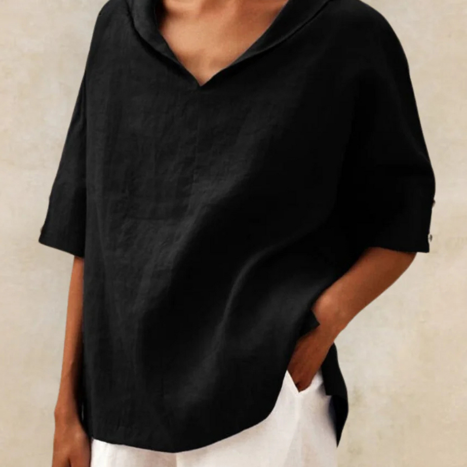 Blouse en Lin Femme - Élégance Décontractée pour l'Été