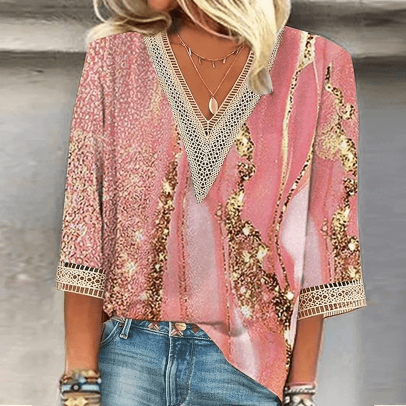 Blouse Élégante en Soie - Col V Chic et Confortable