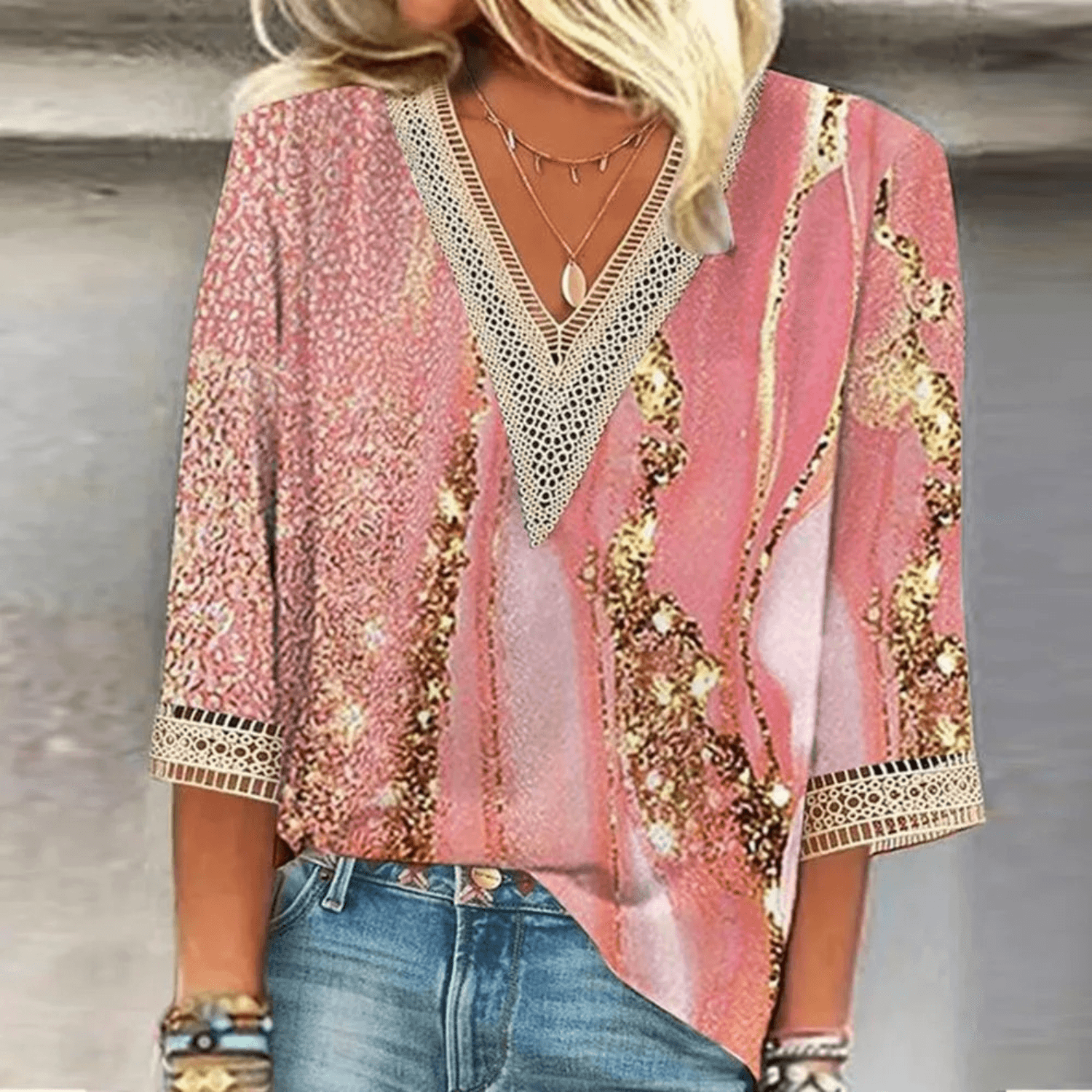 Blouse Élégante en Soie - Col V Chic et Confortable