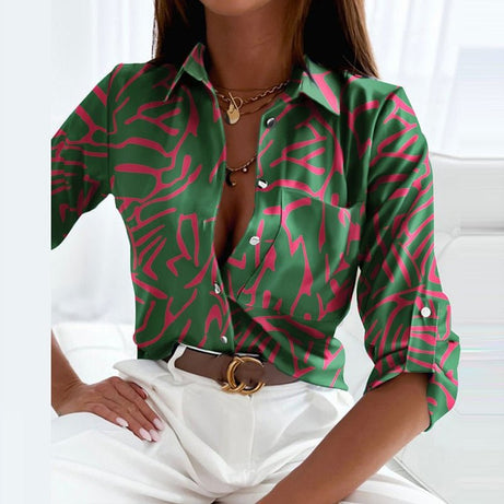 Samara - Blouse à col rabattu - Élégance intemporelle
