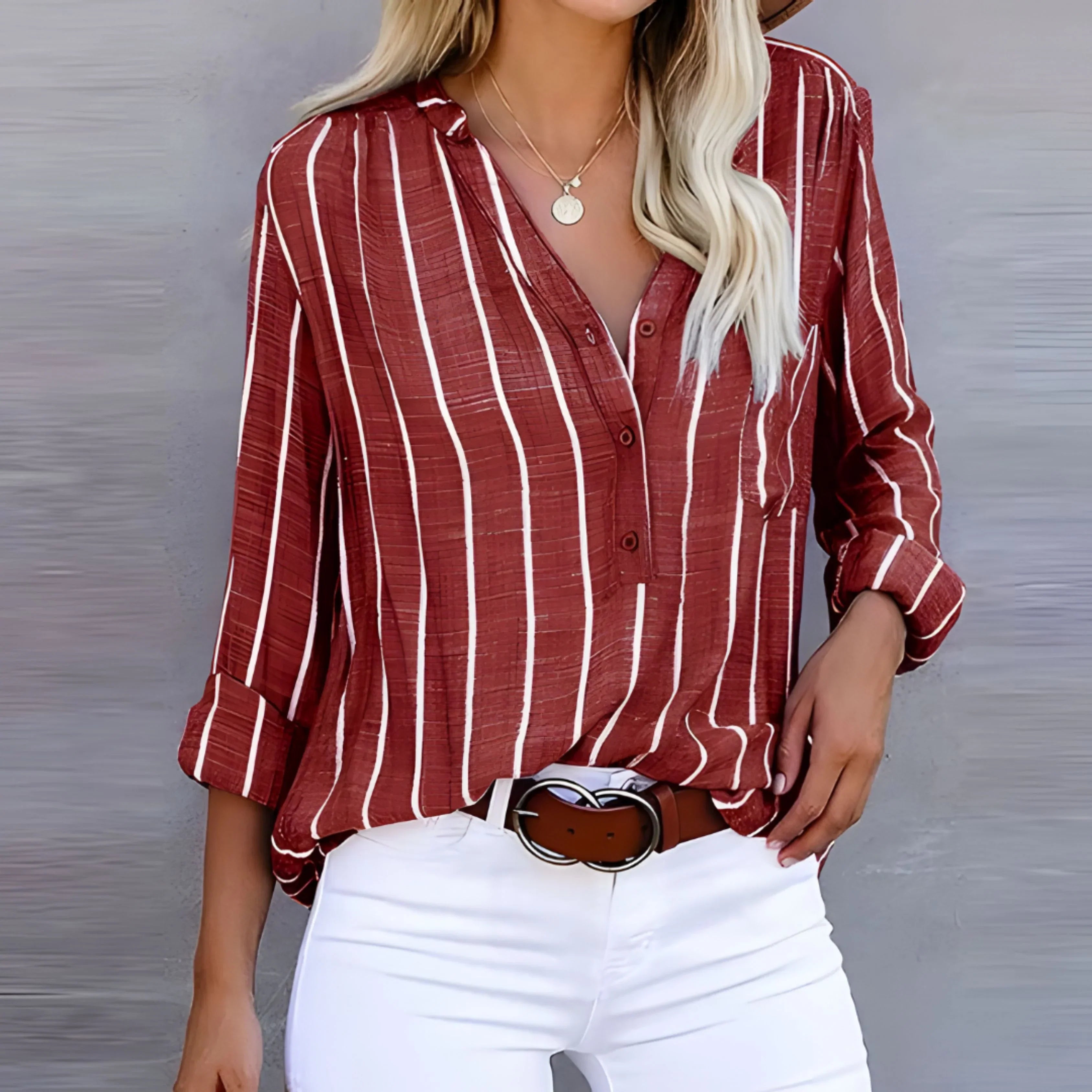 Blouse Femme Rayée - Élégante et Confortable | Tendance