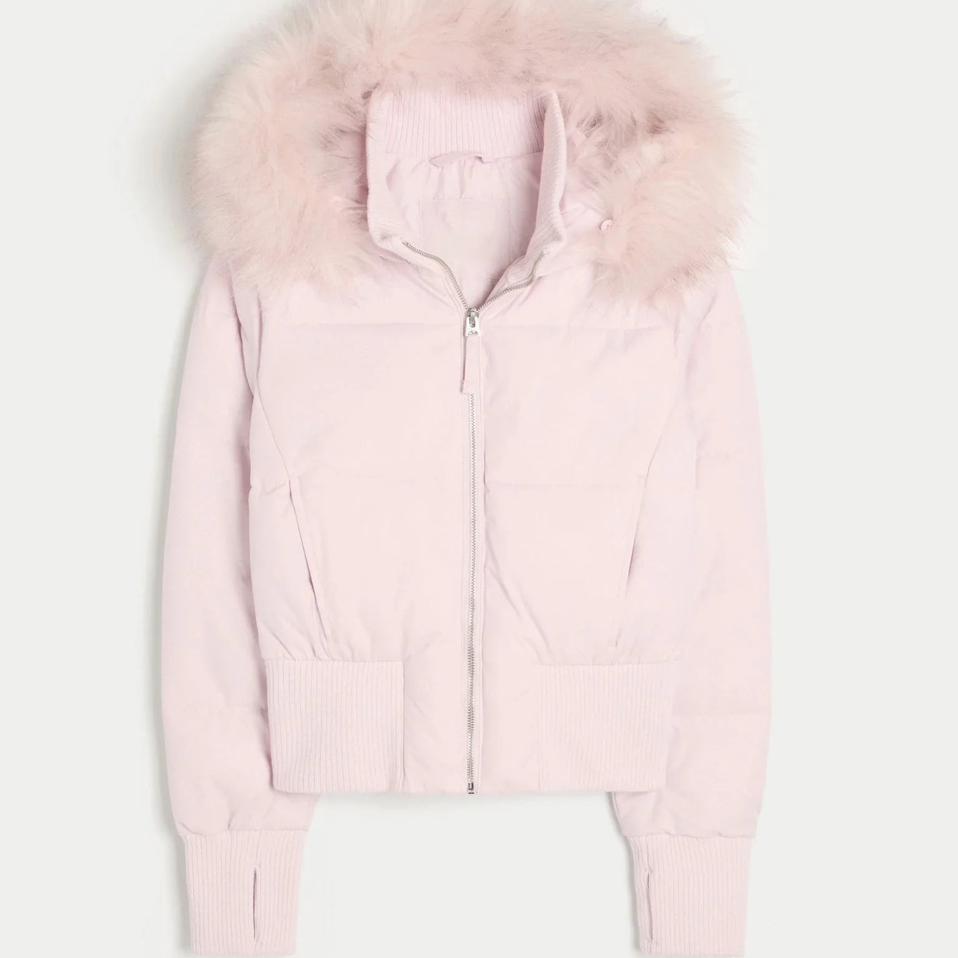 Blouson d’hiver femme matelassé avec capuche amovible
