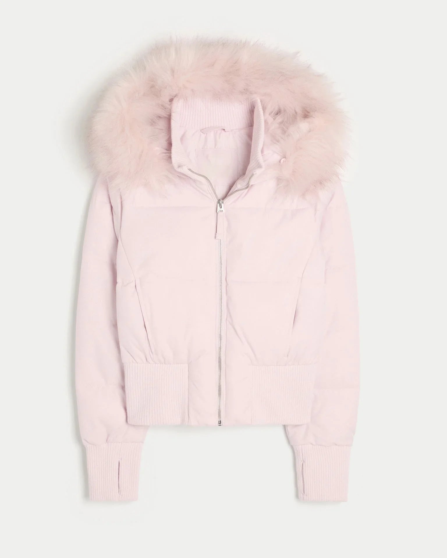 Blouson d’hiver femme matelassé avec capuche amovible