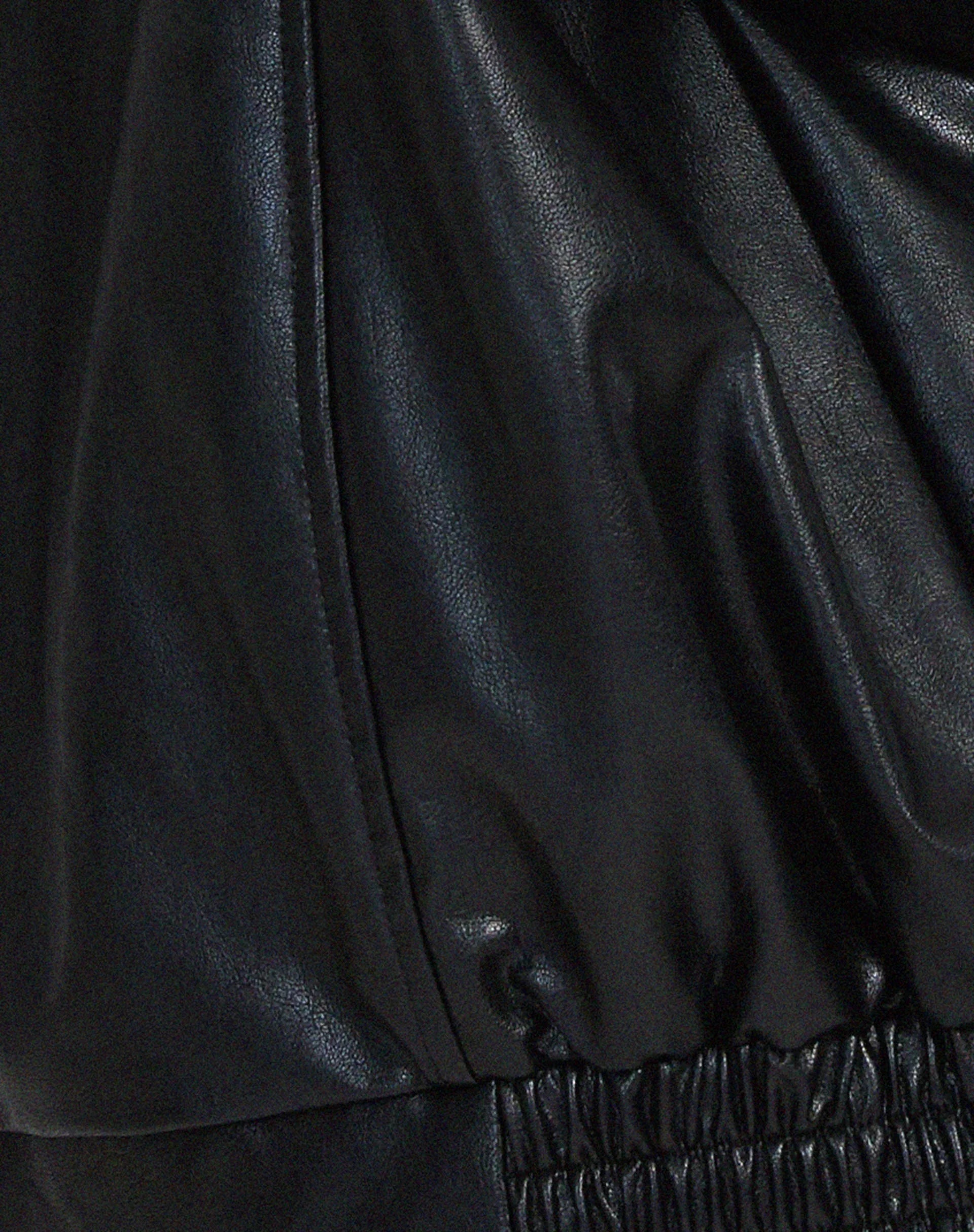 Blouson femme style motard en similicuir