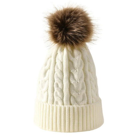 Bonnet Pompon Femme