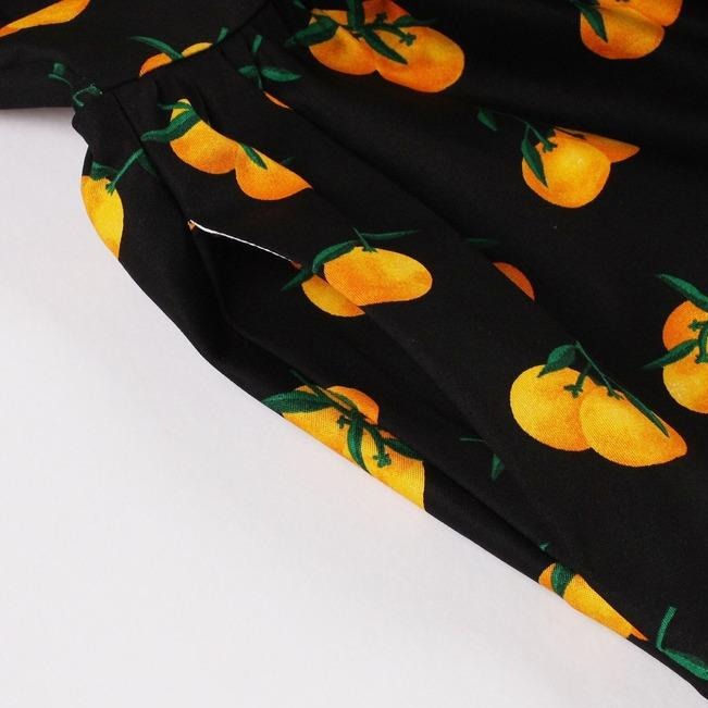 Robe vintage Pêches