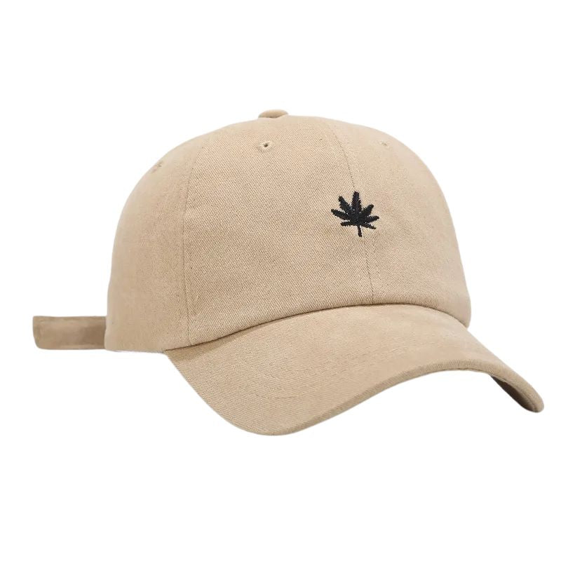 Casquette Baseball Feuille Brodée