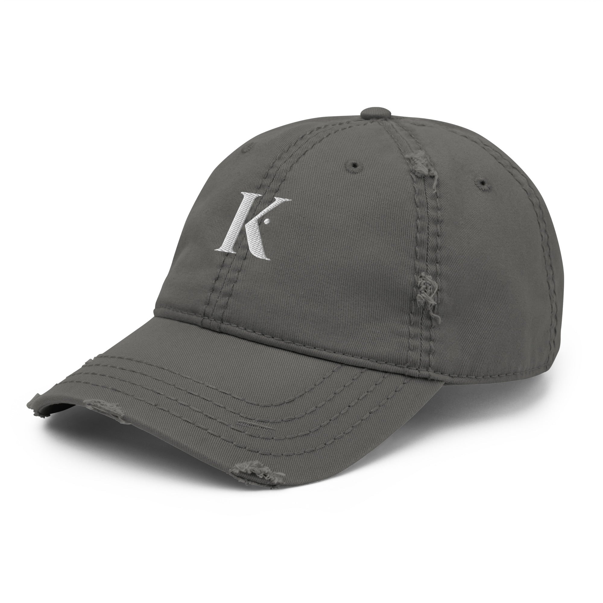 Casquette Brodée Effet Usé K