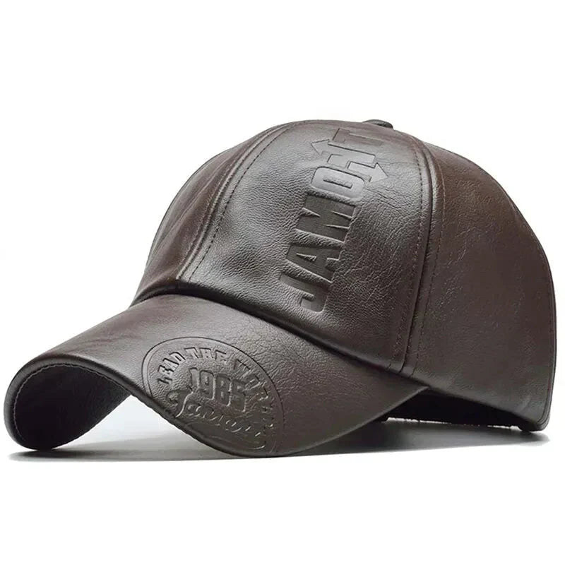 Casquette en Cuir Léger