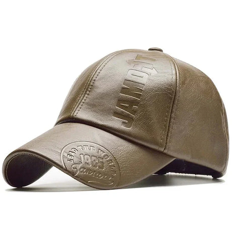 Casquette en Cuir Léger