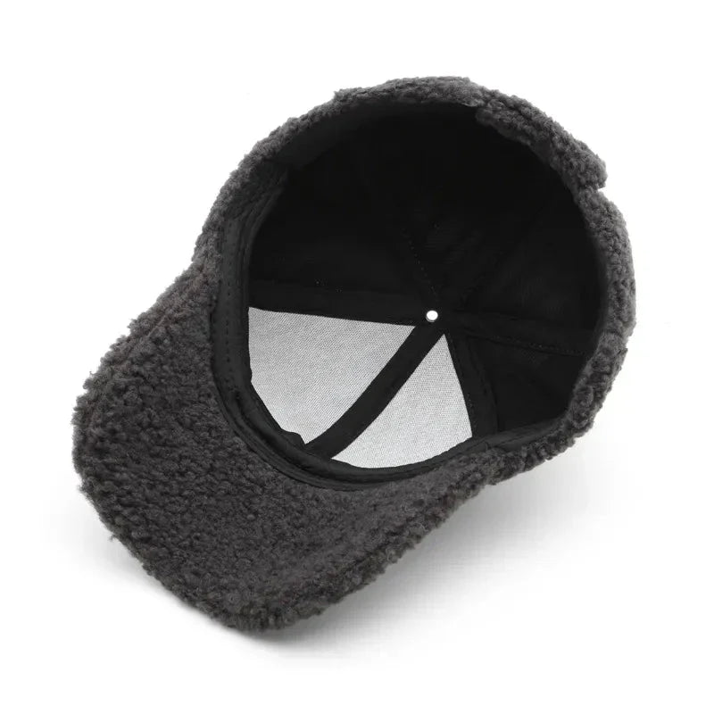 Casquette en laine simple