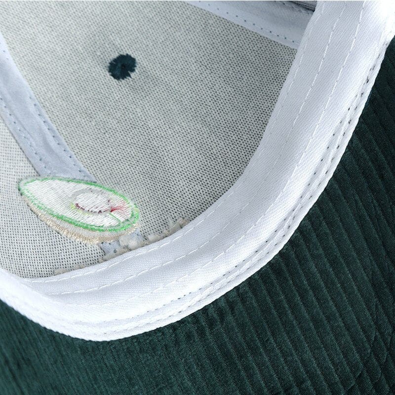 Casquette En Velours Avocat