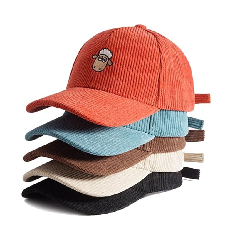 Casquette En Velours Mouton