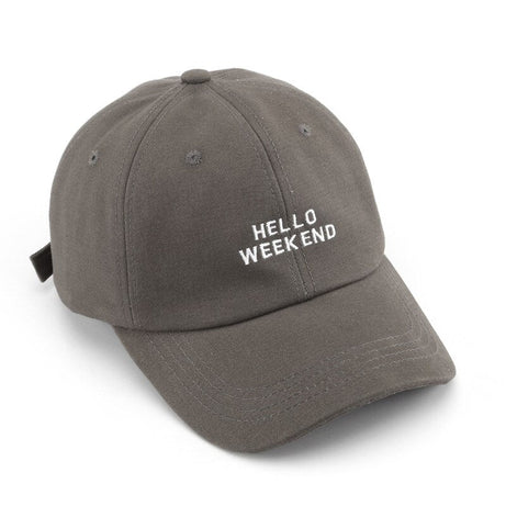 Casquette Hello Week-end Brodée