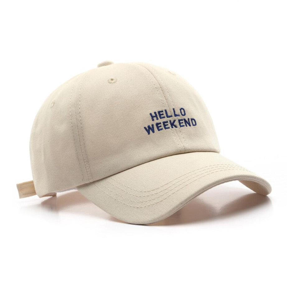 Casquette Hello Week-end Broderie