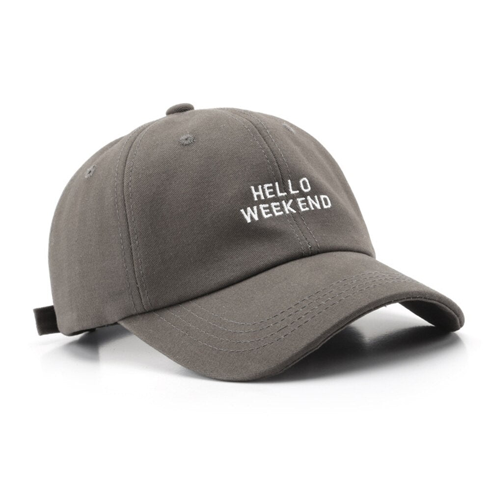 Casquette Hello Week-end Broderie