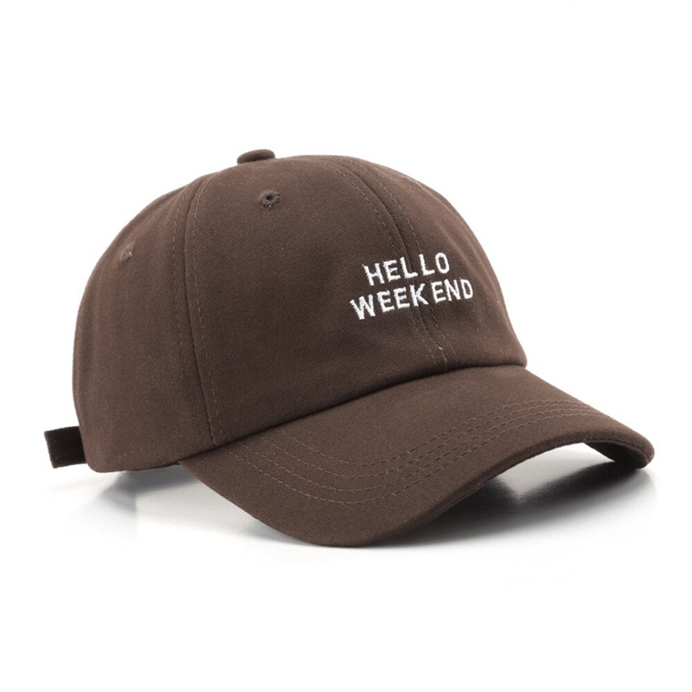 Casquette Hello Week-end Broderie