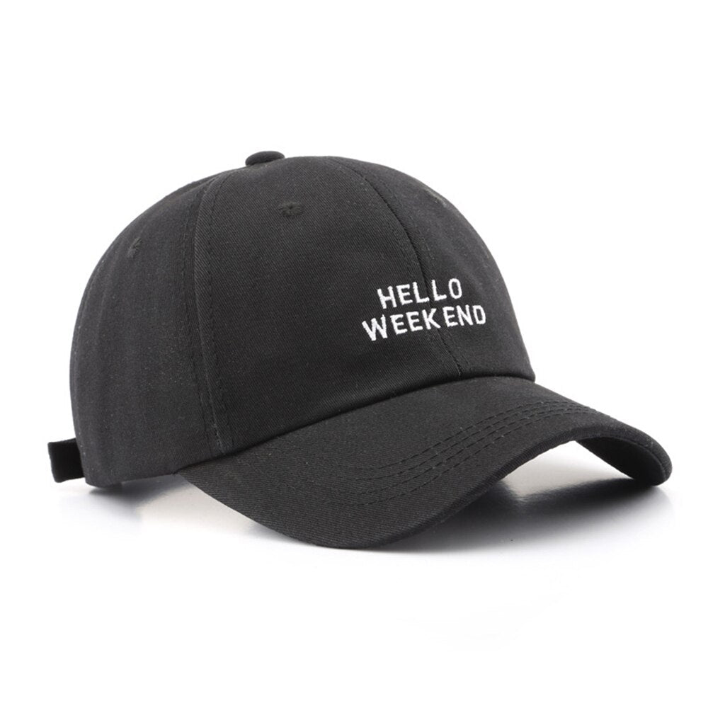 Casquette Hello Week-end Broderie