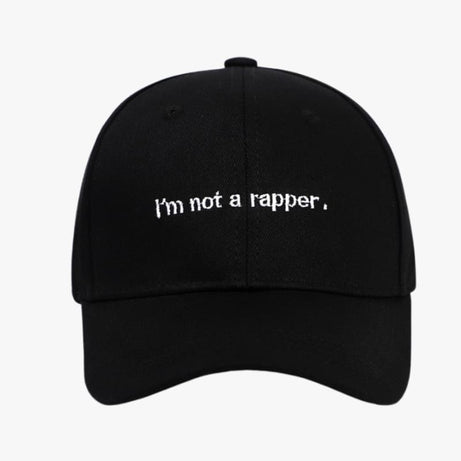 Casquette "i'm not a rapper."