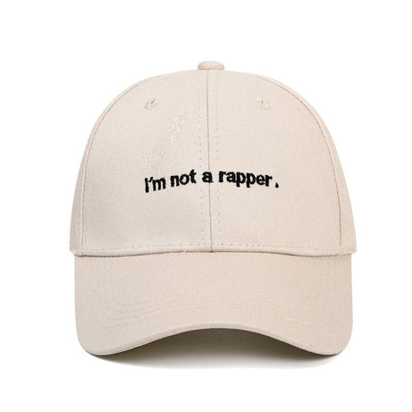 Casquette "i'm not a rapper."