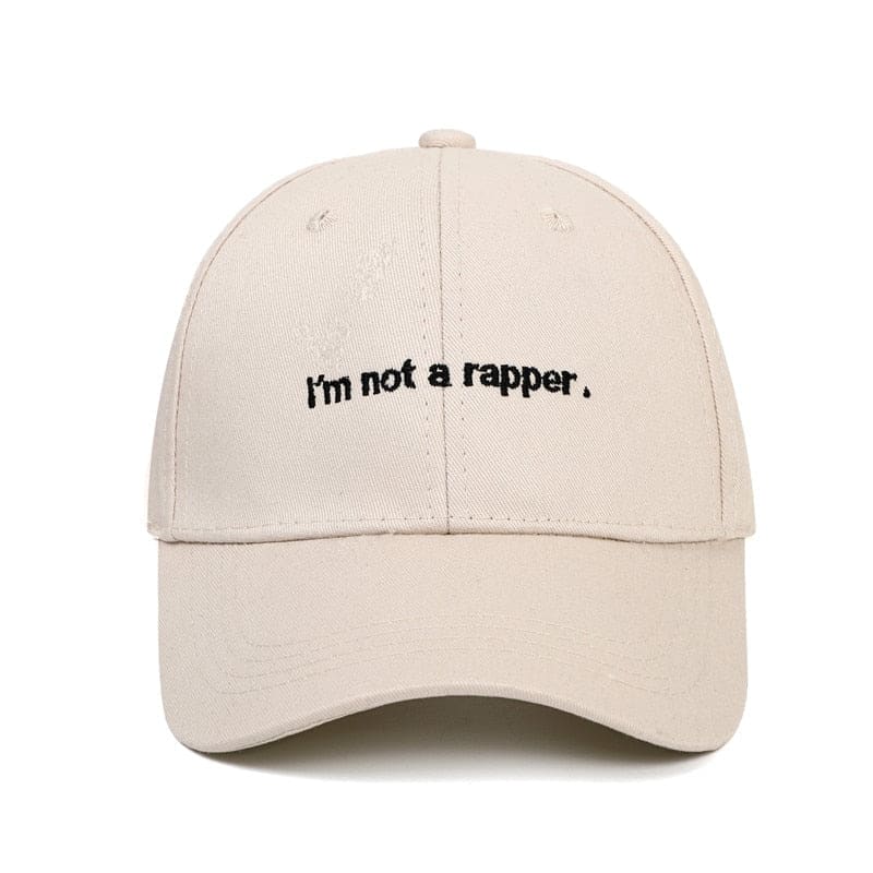 Casquette "i'm not a rapper."