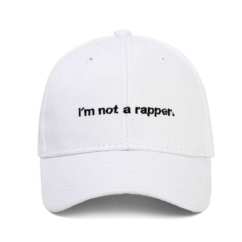 Casquette "i'm not a rapper."