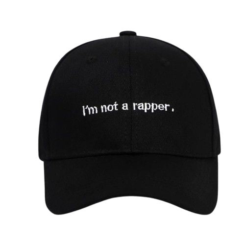 Casquette "Je ne suis pas un rappeur."