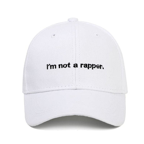 Casquette "Je ne suis pas un rappeur."