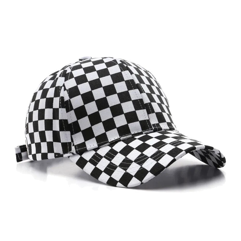 Casquette Motif Carreaux