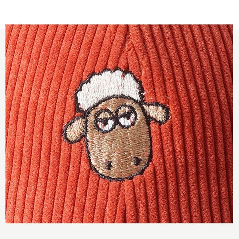 Casquette Mouton En Velours