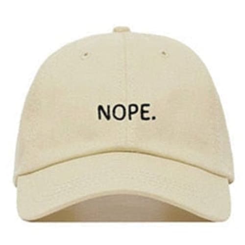 Casquette Nope Brodée