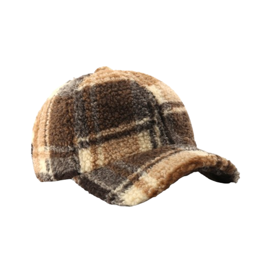 Casquette Plaid Vintage