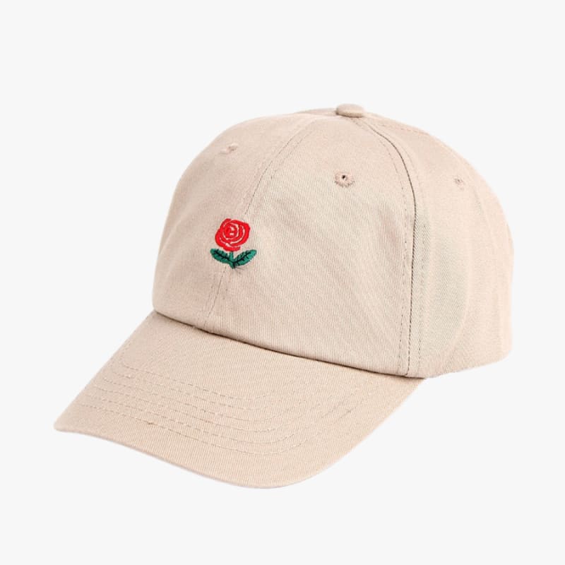 Casquette Rose Fleur