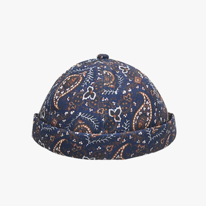 Casquette sans visière Bleu