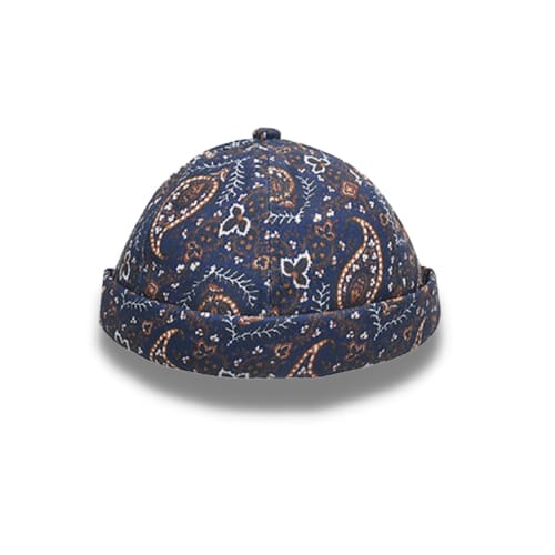 Casquette sans visière Bleu