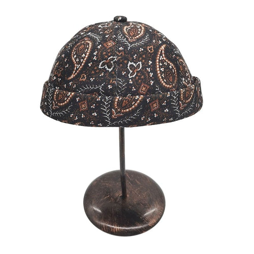 Casquette sans visière noire